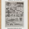 original-cadre-pp Pêche, planche encyclopédique originale 1930