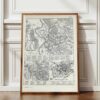 planche-rome-a12.jpg Rome antique, médiévale et Renaissance, plans historiques 1930