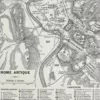 Rome antique, médiévale et Renaissance, plans historiques 1930 – détail de la planche ancienne