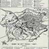 Rome antique, médiévale et Renaissance, plans historiques 1930 – détail de la planche ancienne