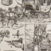 La Poste, métiers et histoire postale, planche originale 1932