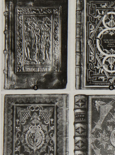 reliures-v Reliures d’art, planche encyclopédique originale 1932