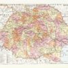 roumanie-a10 Grande Roumanie, carte mise à jour en 1939, planche édition 1930