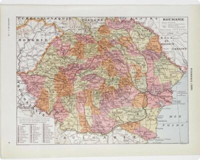 roumanie-a11 Grande Roumanie, carte mise à jour en 1939, planche édition 1930
