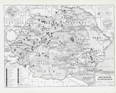 roumanie-a20 Grande Roumanie, carte mise à jour en 1939, planche édition 1930