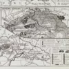 Tchécoslovaquie, carte mise à jour en 1939, planche édition 1930 – verso encadré en décoration murale