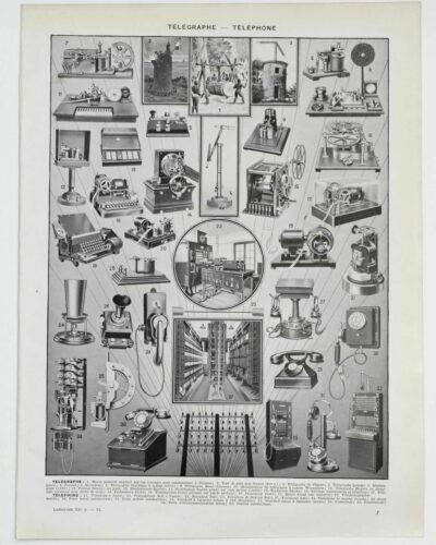 Télégraphe, téléphone et TSF, de Chappe à Marconi, 1930