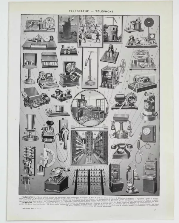 telegraphe-a11-1.jpg Télégraphe, téléphone et TSF, de Chappe à Marconi, 1930