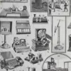 telegraphe-a13.jpg Télégraphe, téléphone et TSF, de Chappe à Marconi, 1930 – détail de la planche ancienne