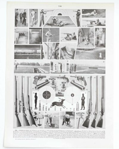 tir-sport-a11.jpg Tir positions fusils 1930, stand de tir, carabines, pistolets