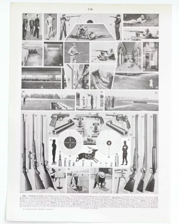 tir-sport-a11.jpg Tir positions fusils 1930, stand de tir, carabines, pistolets