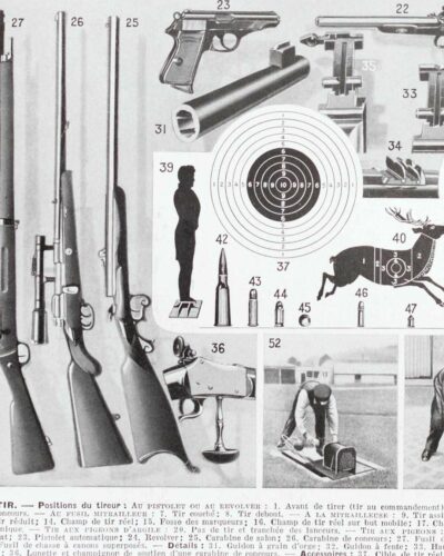 tir-sport-a14.jpg Tir positions fusils 1930, stand de tir, carabines, pistolets