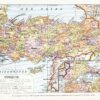 turquie-carte-a10 Turquie, carte mise à jour en 1939, planche édition 1930