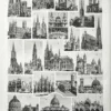 XX21929CATH-V-cathedrales Cathédrales et monuments gothiques, verso de la planche encyclopédique de 1929
