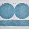 XX21929CIEL-R-ciel-etoiles Ciel, étoiles et constellations, planche astronomique originale de 1929