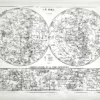 XX21929CIEL-V-ciel-etoiles Ciel et constellations, verso de la planche astronomique originale de 1929
