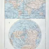 Courants atmosphériques du globe, verso de la planche scientifique de 1929