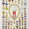 XX21929DEC2-R-decorations-francaises Décorations françaises et distinctions honorifiques, planche originale de 1929