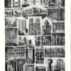 Art français, architecture, sculpture et mobilier, planche encyclopédique originale de 1930