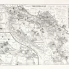 Yougoslavie, carte mise à jour en 1939, planche édition 1930 – verso du document ancien