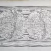 LU11922CIEL-V-ciel-etoiles Carte céleste en noir et blanc avec constellations et étoiles, 1922