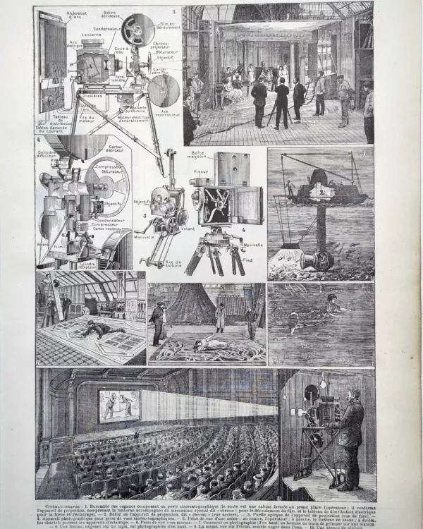 LU11922CINE-R-cinematographe Cinématographe, caméras, appareils de projection, tournage et séance de cinéma, 1922