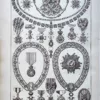 LU11922DECO-V-decorations Ordres, colliers et décorations françaises en noir et blanc, planche ancienne de 1922