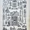 Art égyptien, statues, sphinx, monuments et objets antiques, planche de 1922