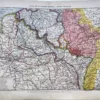 LU11922GRAG-R-DP-grande-guerre-carte Grande carte en couleurs du front français de la Première Guerre mondiale, document de 1922
