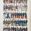 LU11922INFA-R-infanterie Infanterie française, uniformes militaires en couleurs, planche ancienne de 1922