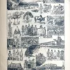 LU21923MADA-V-Madagascar-pays Paysages, habitants, agriculture et architecture de Madagascar, planche ancienne de 1923