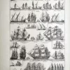 LU21923MARI-R1-Marine-voile Évolution des navires à rame et à voile, galères, vaisseaux et grands voiliers, planche de 1923