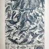 LU21923OISE-V2-Oiseaux Rapaces nocturnes, passereaux et oiseaux insectivores, planche ornithologique ancienne de 1923