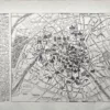 LU21923PARI-V-Paris-plan Plan de Paris avec principaux monuments et édifices repérés, carte ancienne de 1923