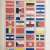 LU21923PAVI-V-pavillons Pavillons et drapeaux historiques de nombreux États et territoires, planche ancienne de 1923